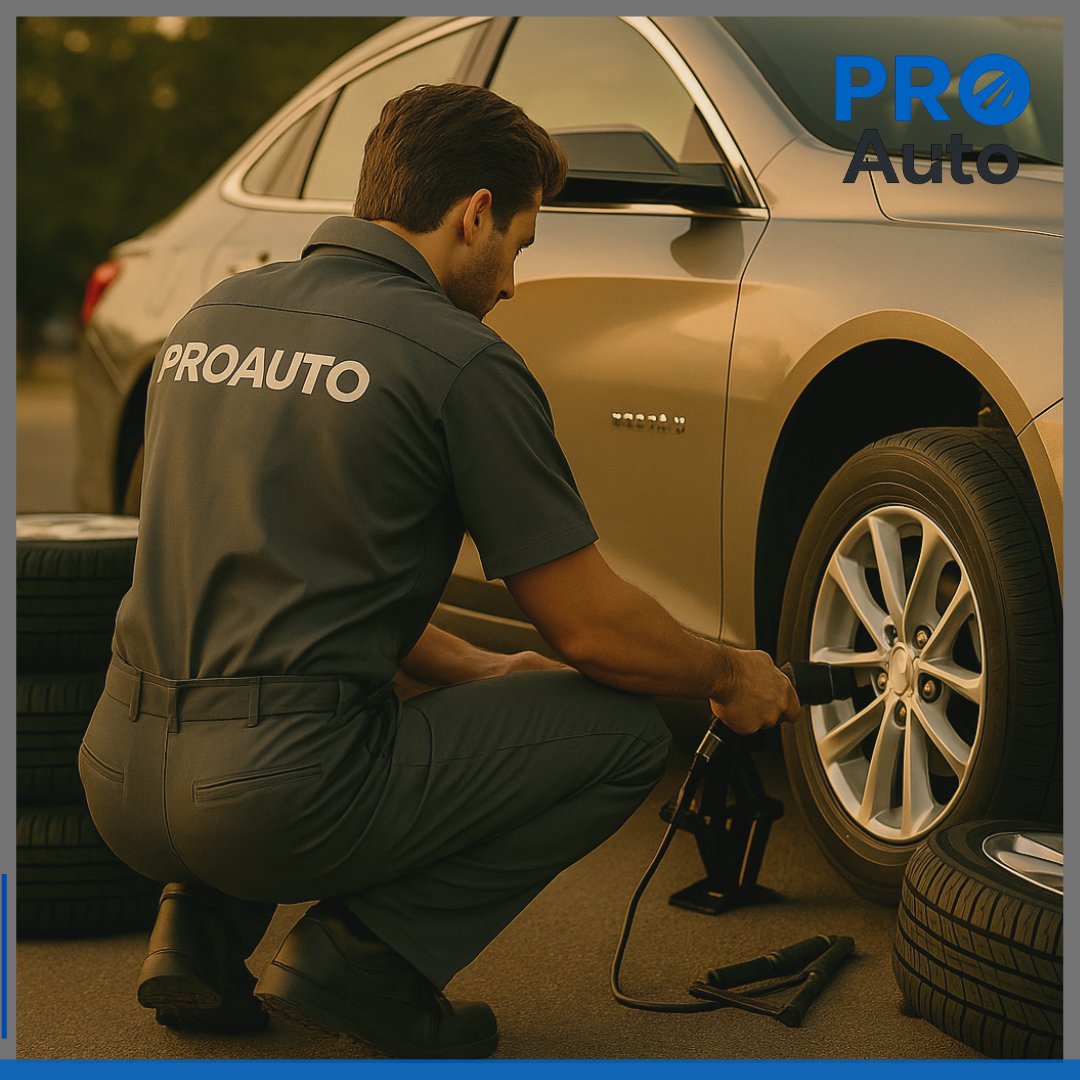 Замена и подкачка шин