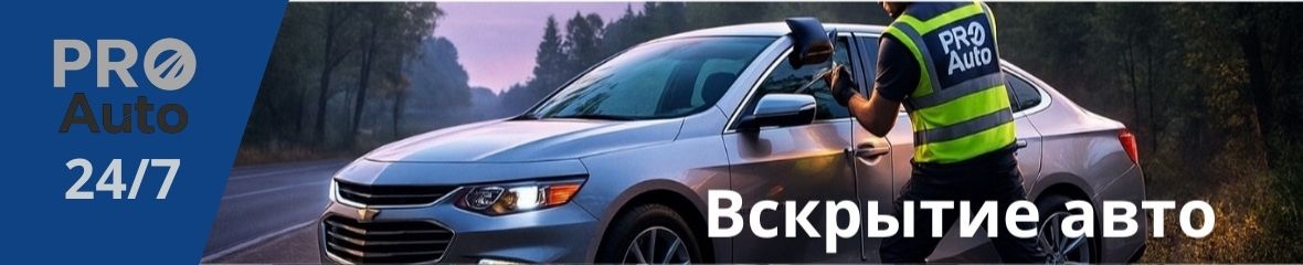 Баннер PRO-AUTO: помощь на дороге и оперативный выезд