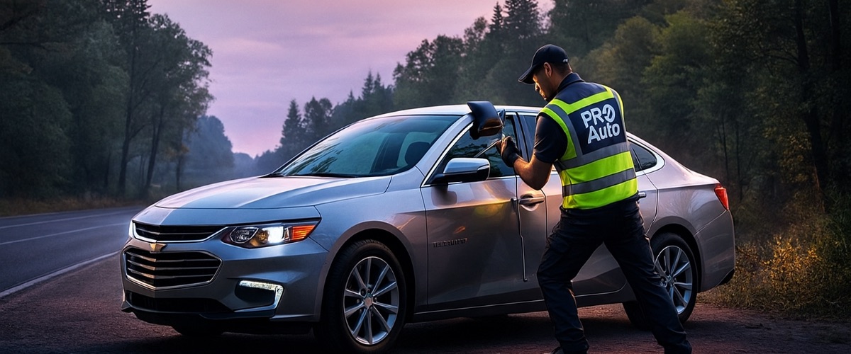 Вскрытие легкового автомобиля без повреждений — PRO-AUTO