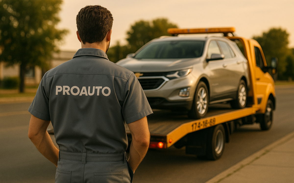 Эвакуация автомобиля эвакуатором PRO-AUTO