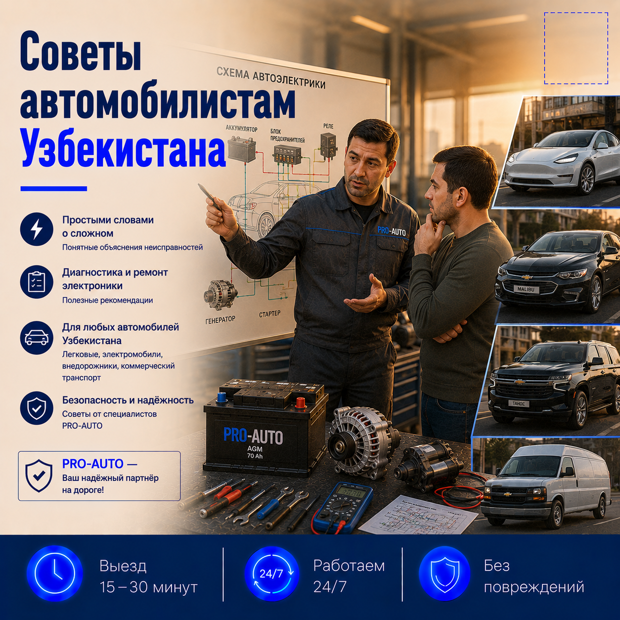 Советы автомобилистам Узбекистана